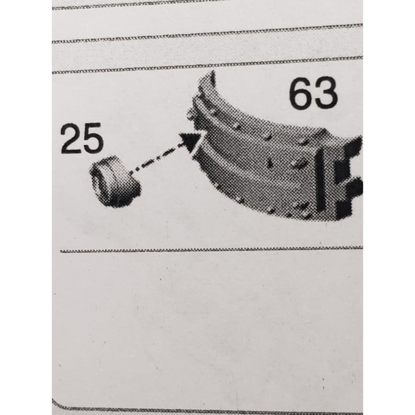 40k Ork Bits Deff Dread Front Armor w Optics #63