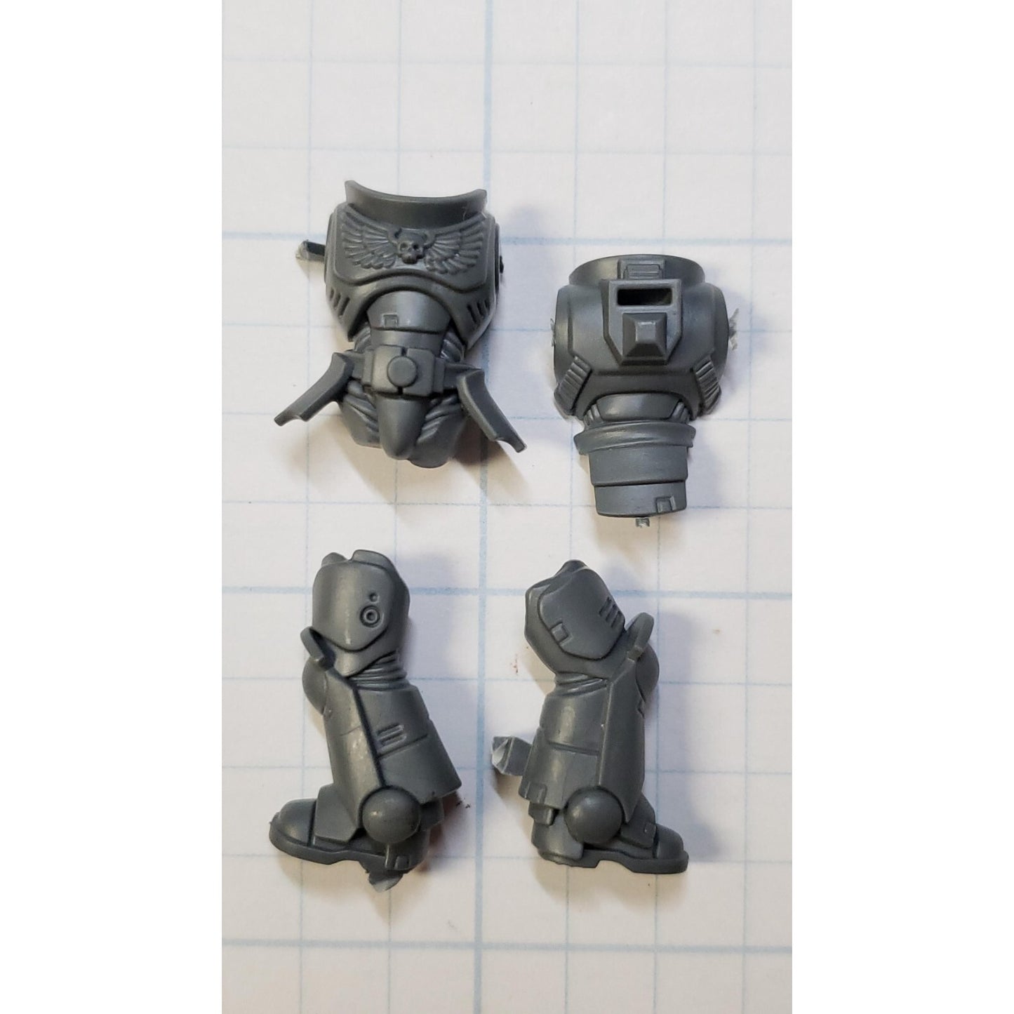 40K Space Marine Bits Assault Intercessor Armored Torso & Legs Set AD