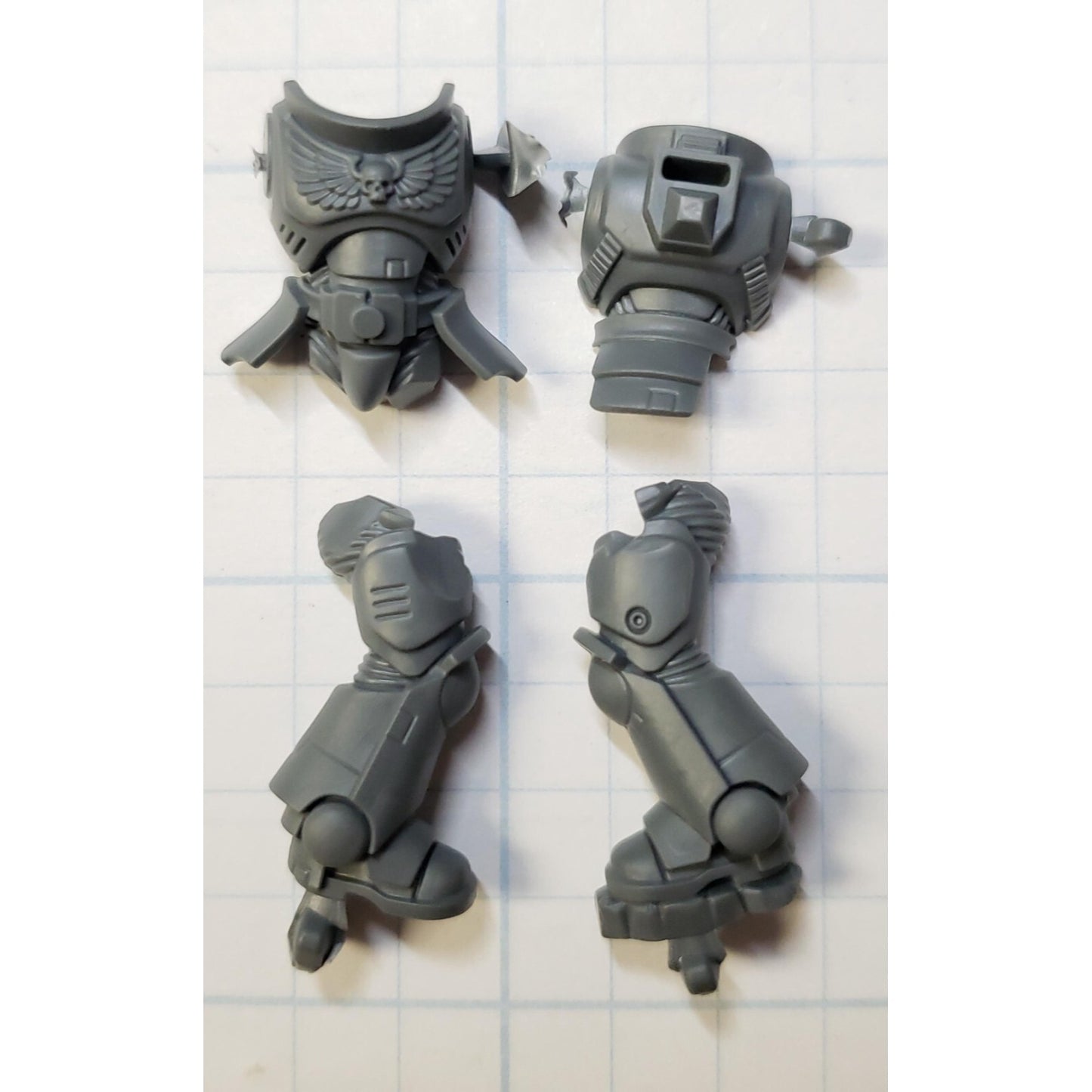 40K Space Marine Bits Assault Intercessor Armored Torso & Legs Set AE