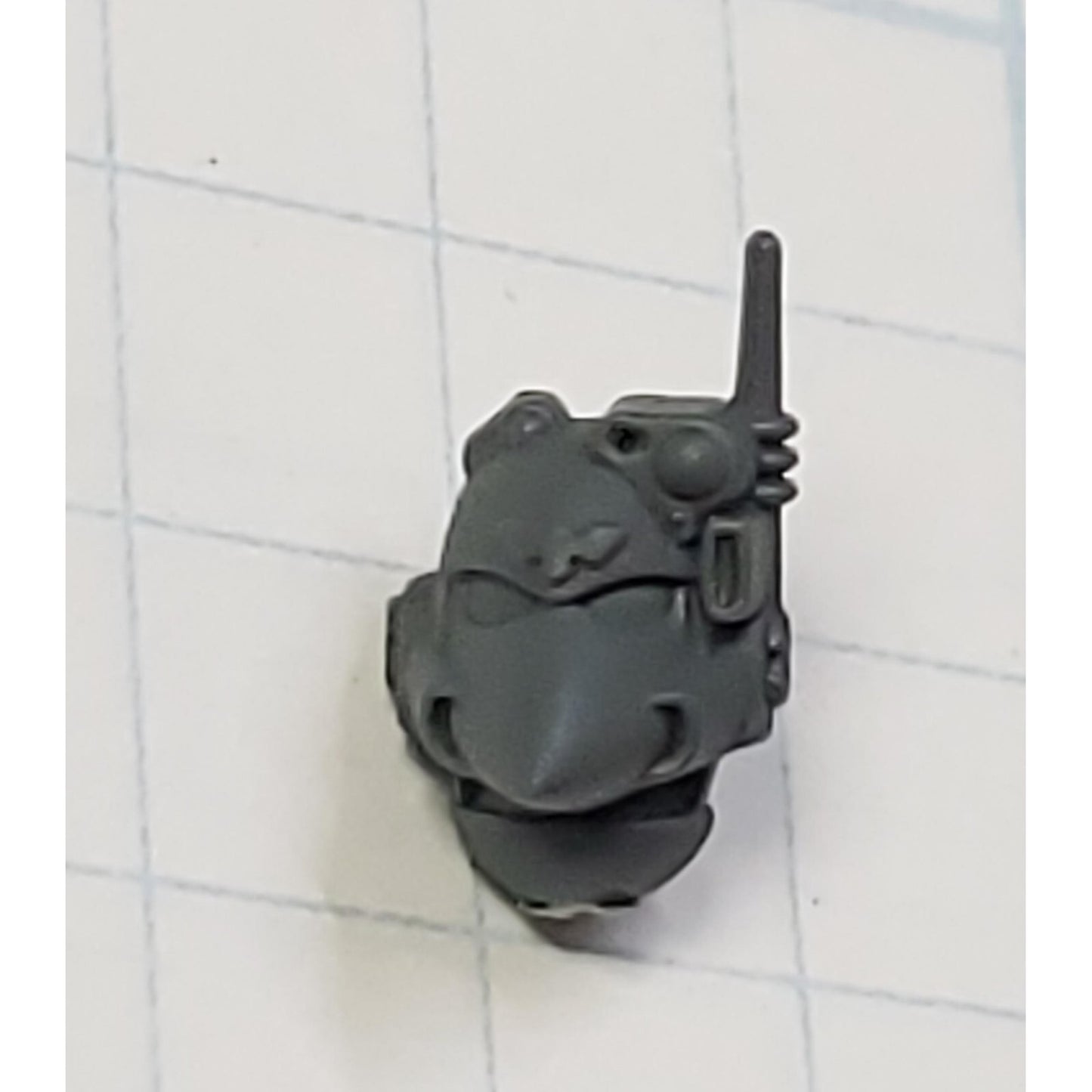 30K Space Marine Bits Mark VI Assault Squad Sgt Helmet Head w Comm #34