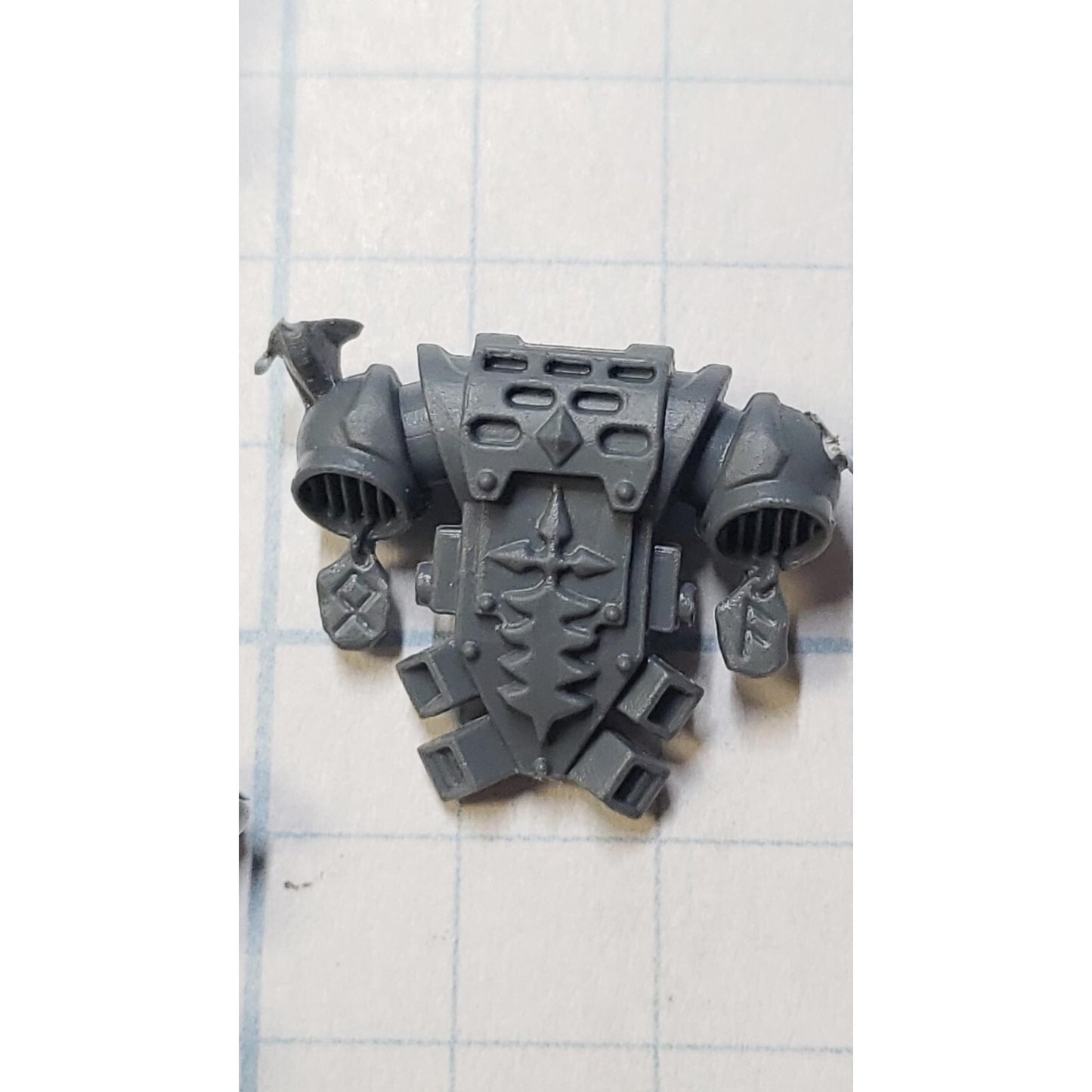 40k Space Wolves Bits Wolf Pack Grey Hunter Rune & Wolf Tail Backpacks x4 Set