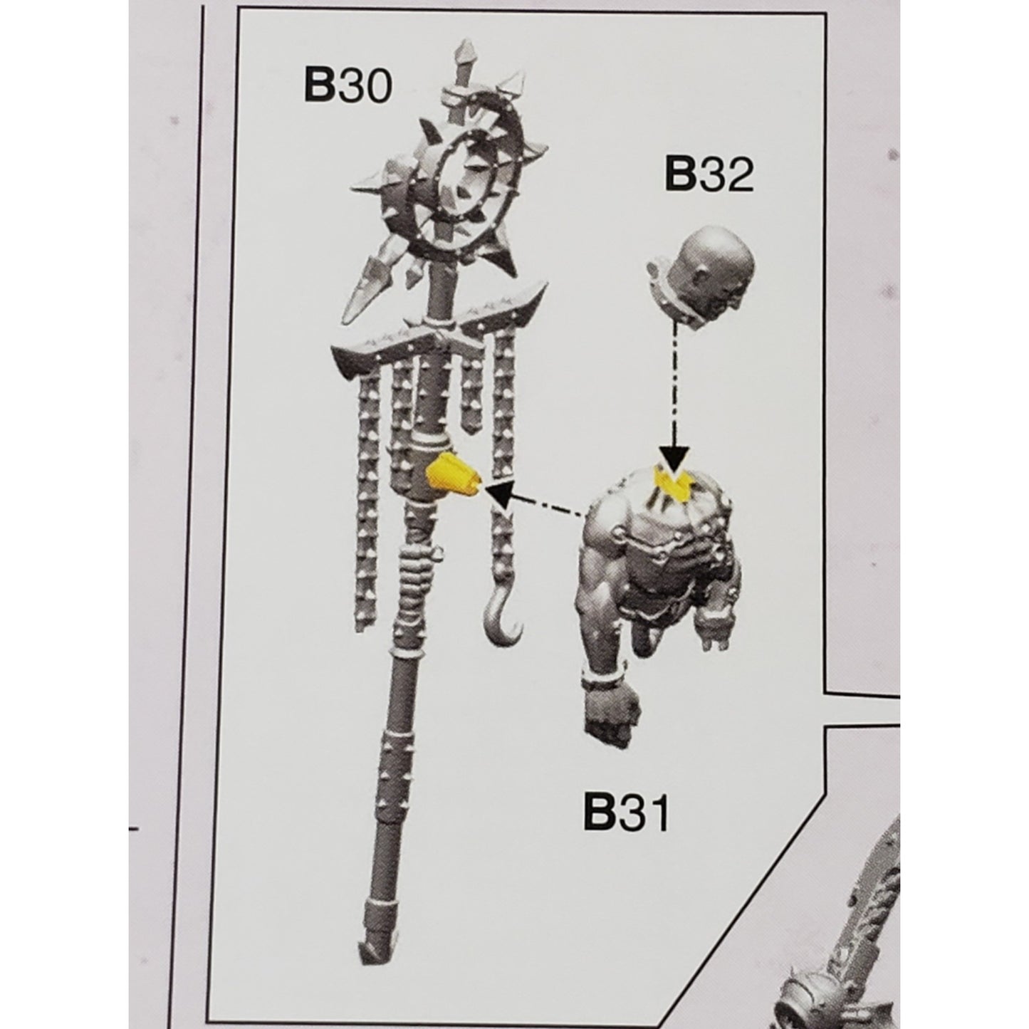 40k Night Lords Bits Nemesis Claws Kill Team Ventrilokar Corpse Banner Icon B29