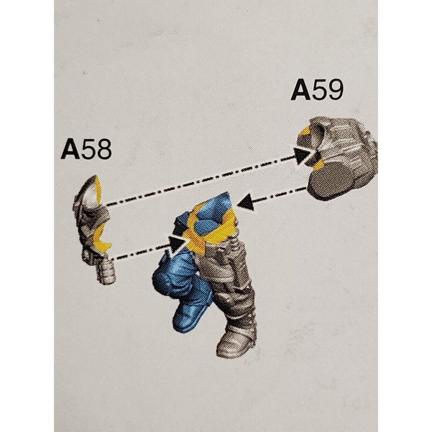 40k Astra Militarum Bits Cadian Shock Troops Torso Legs Set T58