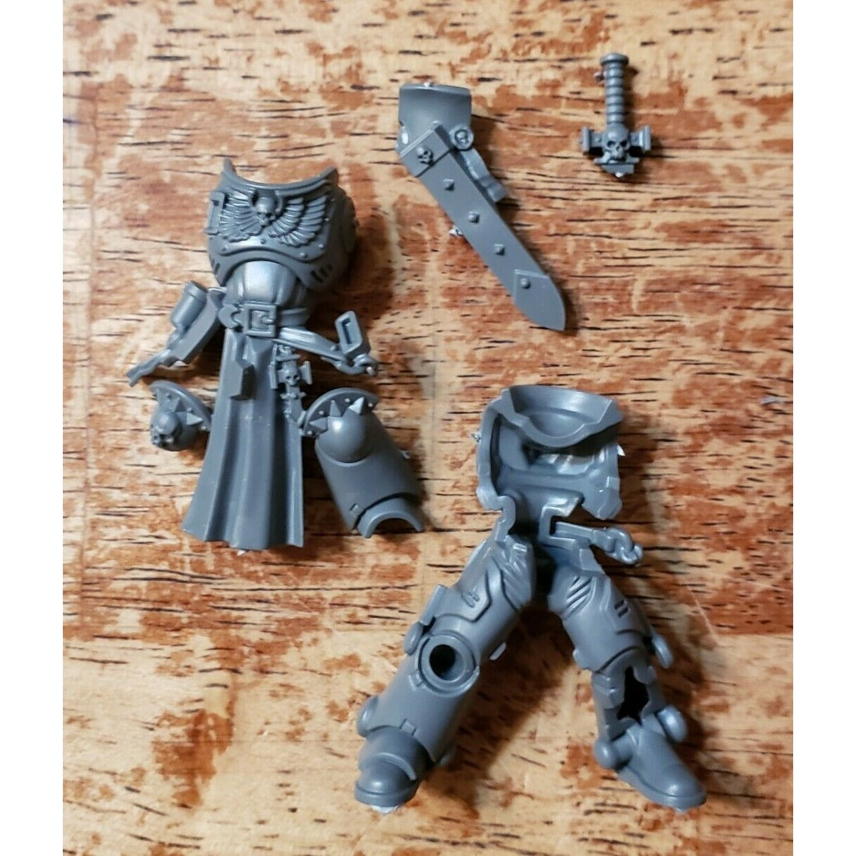 40k Space Marines Bits Bladeguard Veteran Torso Legs Sheath #01