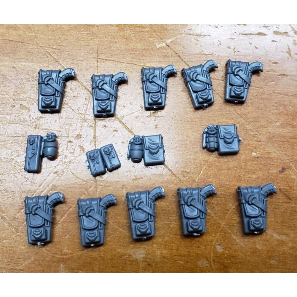 30K Space Marine Bits Mark 6 VI Tactical Squad Holsters Packs Set