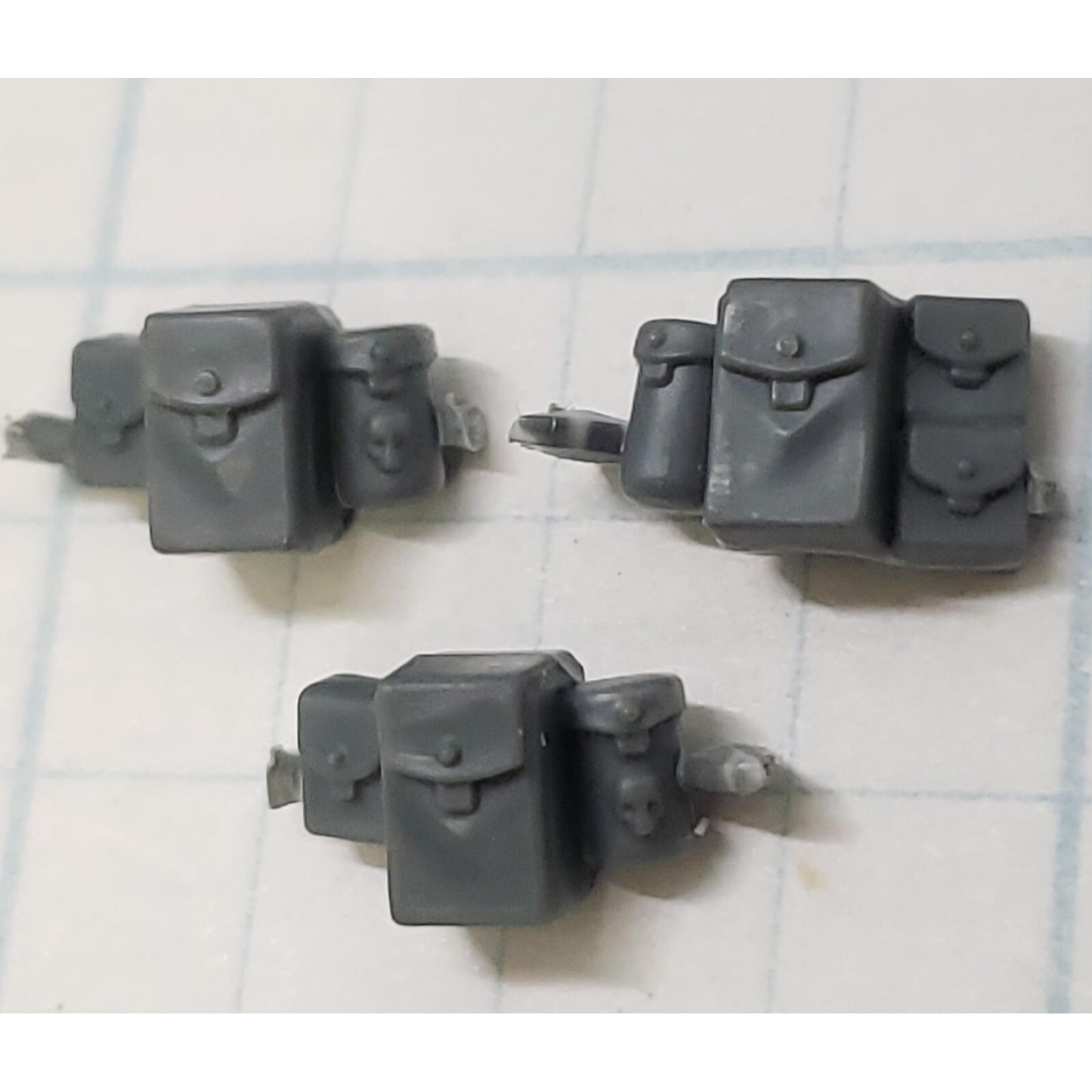 Space Marine Bits Gravis Heavy Intercessor Ammo Pouches x3 Set 40k