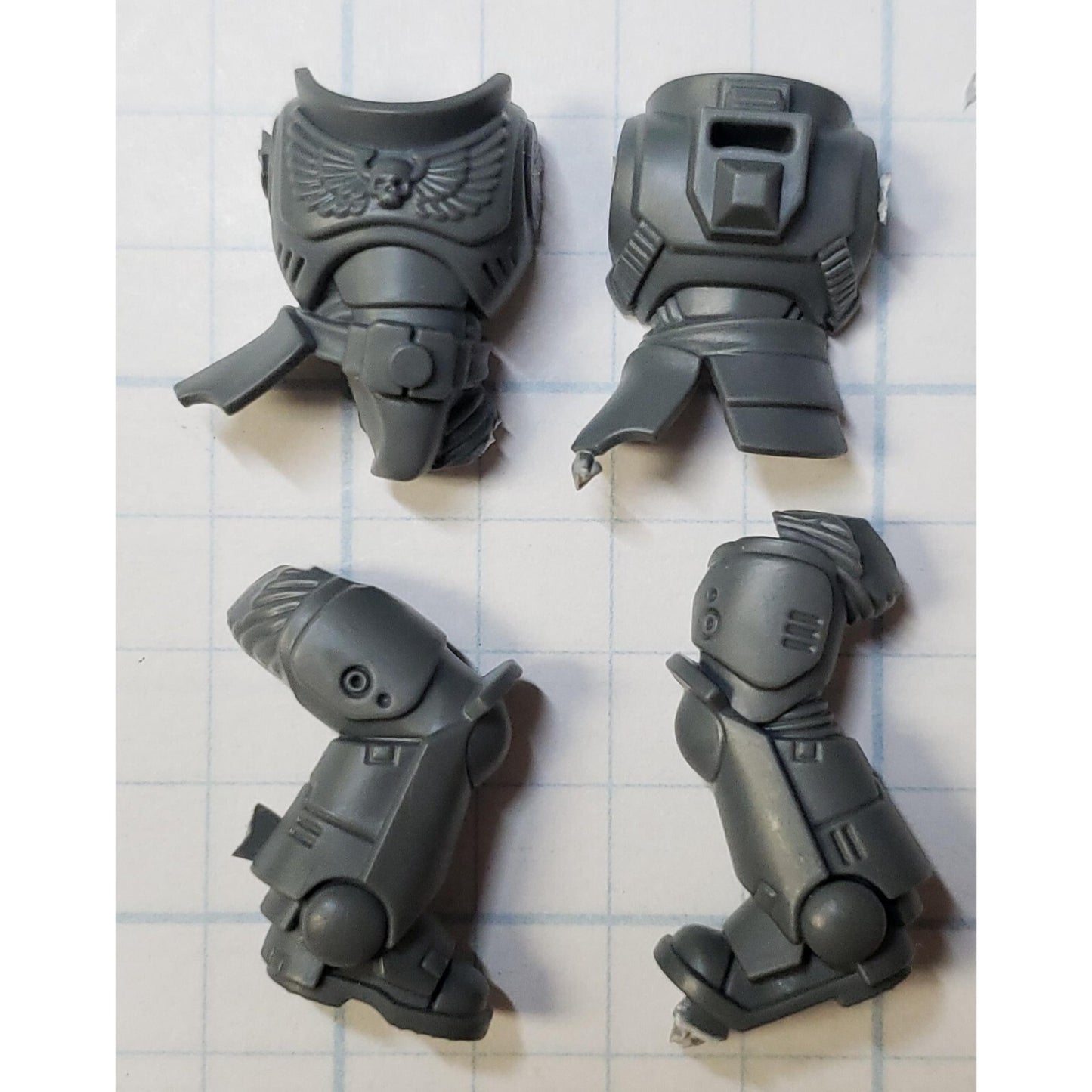 Space Marine Bits Assault Intercessor Armored Torso & Legs Set AC
