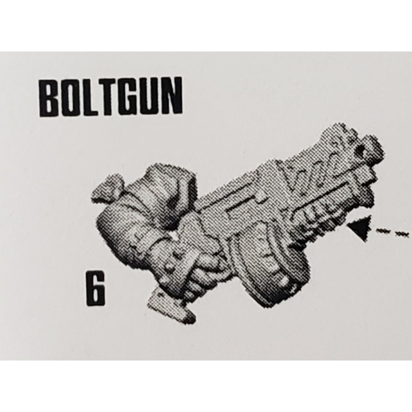 Necromunda Bits Orlock Weapon Upgrade Boltgun w Arms #06