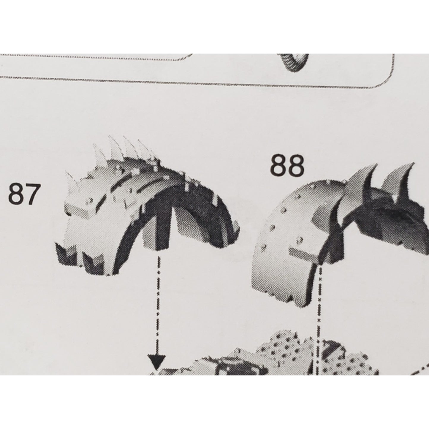 40k Ork Bits Deff Dread Large Spiky Shoulder Pads #87