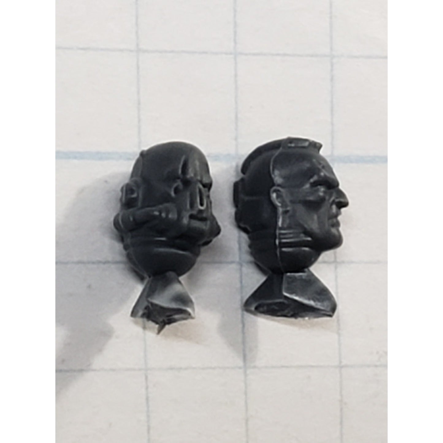 40k Space Marine Bits Heavy Intercessor Gravis Armor Scarred Sgt Bare Heads S62