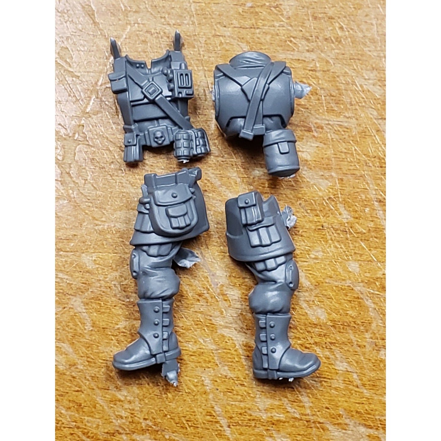 40k Astra Militarum Bits Cadian Shock Troops Sergeant Standing Torso Legs Set