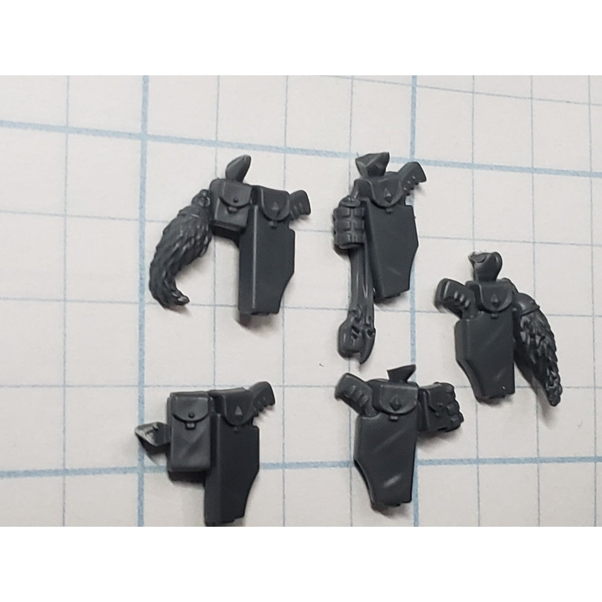 40k Space Wolves Bits Grey Hunters Holsters Grenades Wolf Tails x5 WT5