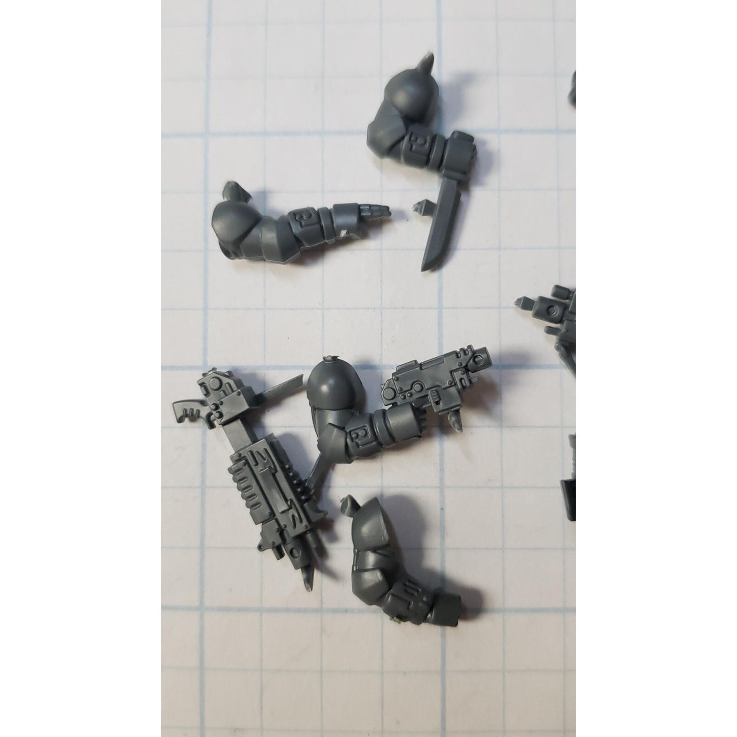 40K Space Marine Bits Primaris Intercessor Command Arms Set