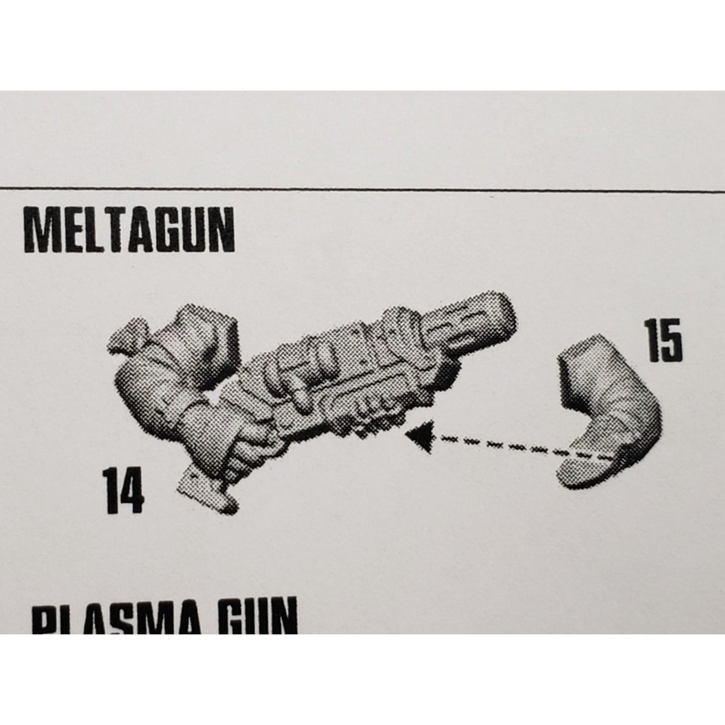 Necromunda Bits Orlock Weapon Upgrade Meltagun w Arms #14