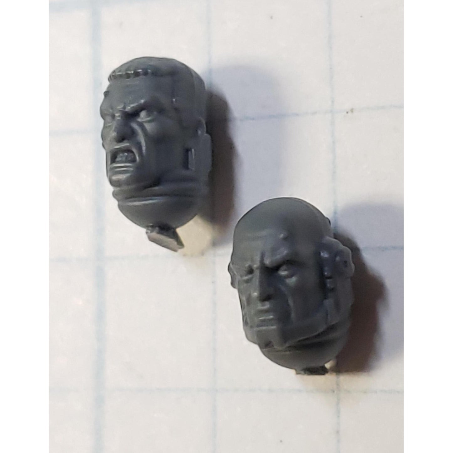 40K Space Marine Bits Primaris Intercessor Veteran Bare Heads #07