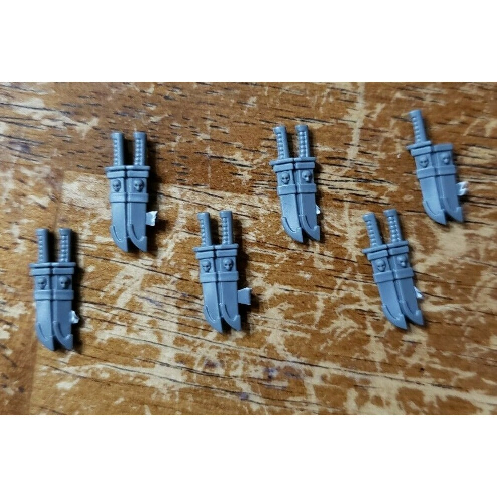 40K Space Marine Bits Infiltrator Incursor Phobos Knife Sheaths x6