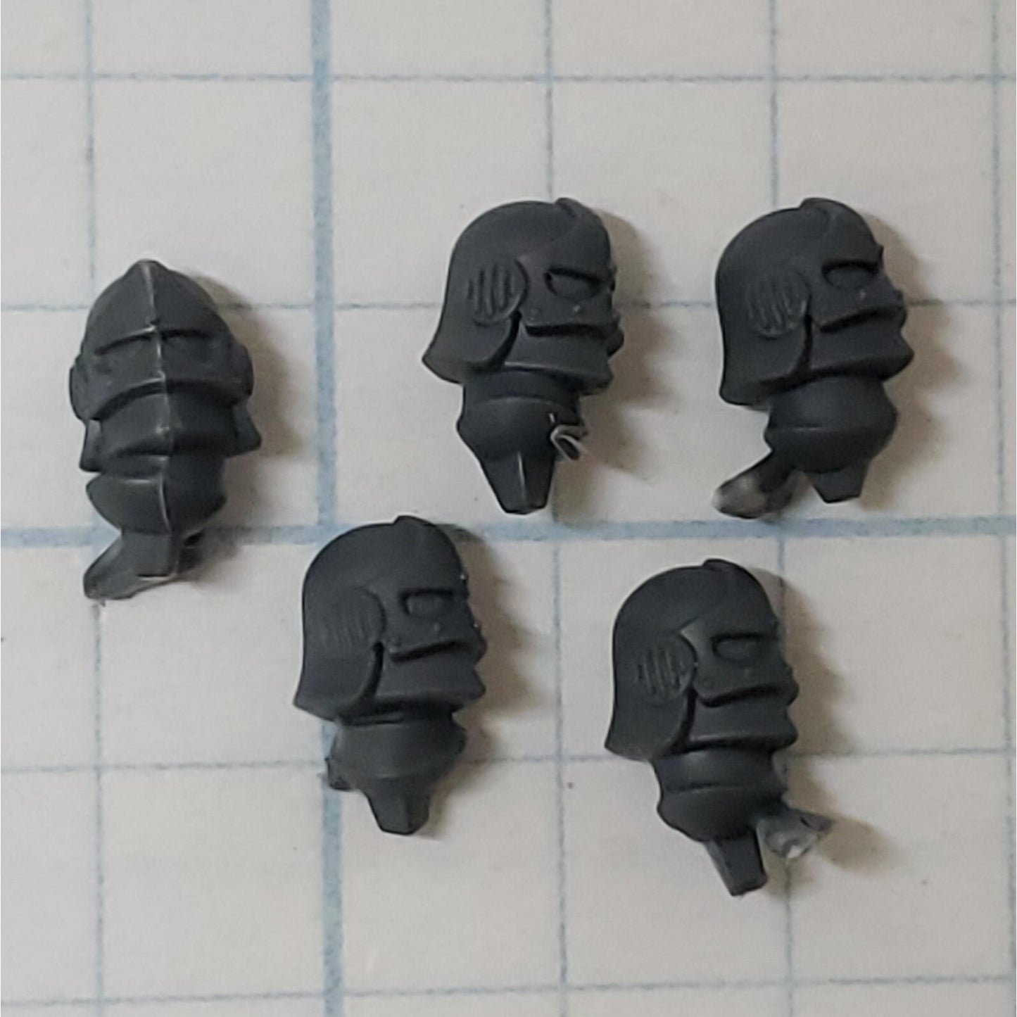 40k Adeptus Sororitas Bits Seraphim Helmet Heads x5 S06