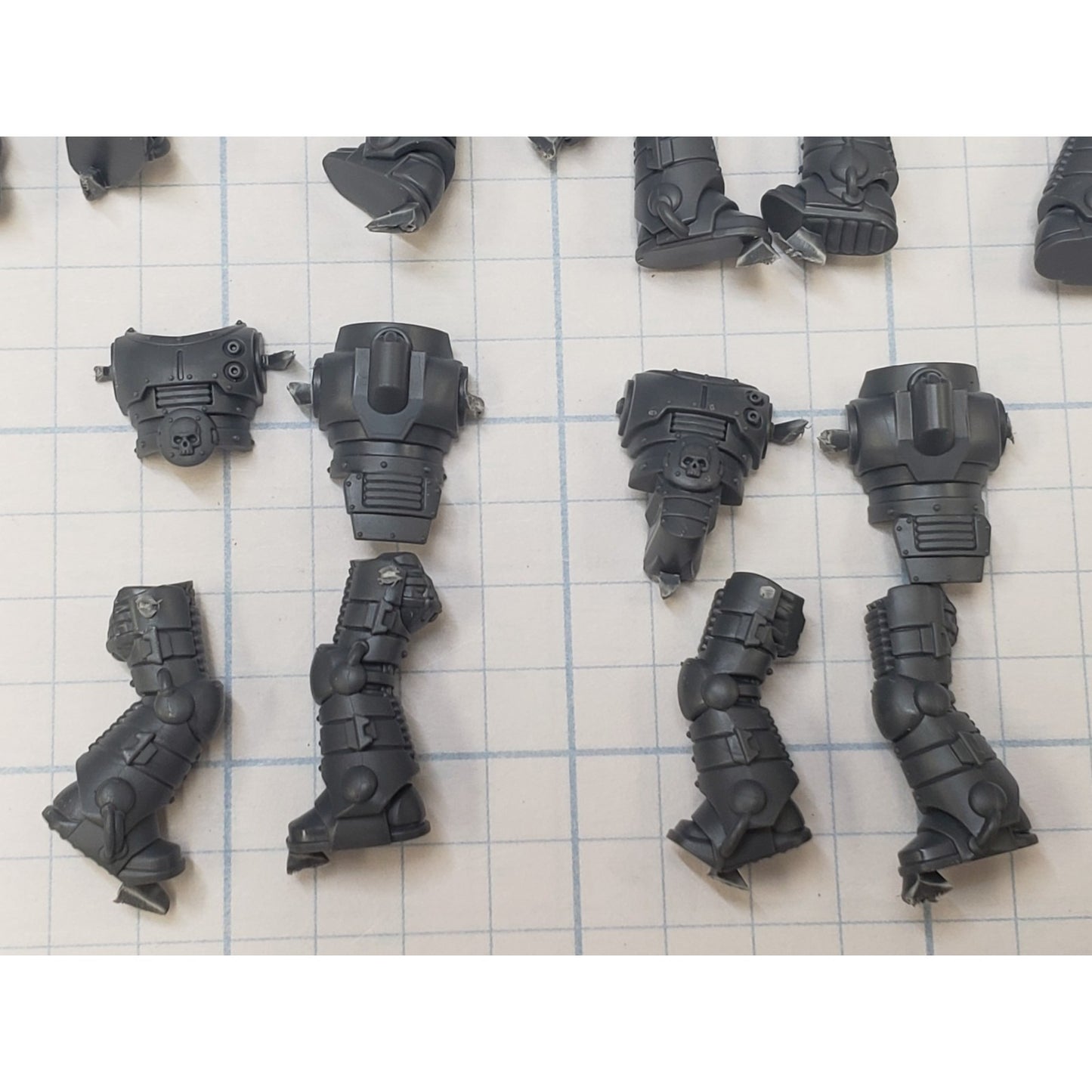 30k Space Marine Bits Legionnaire Mark II Crusade Armor Body x5 Set