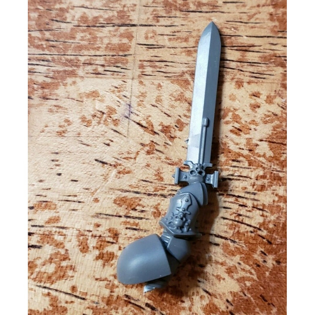 40k Space Marines Bits Bladeguard Veteran Raised Power Sword #06