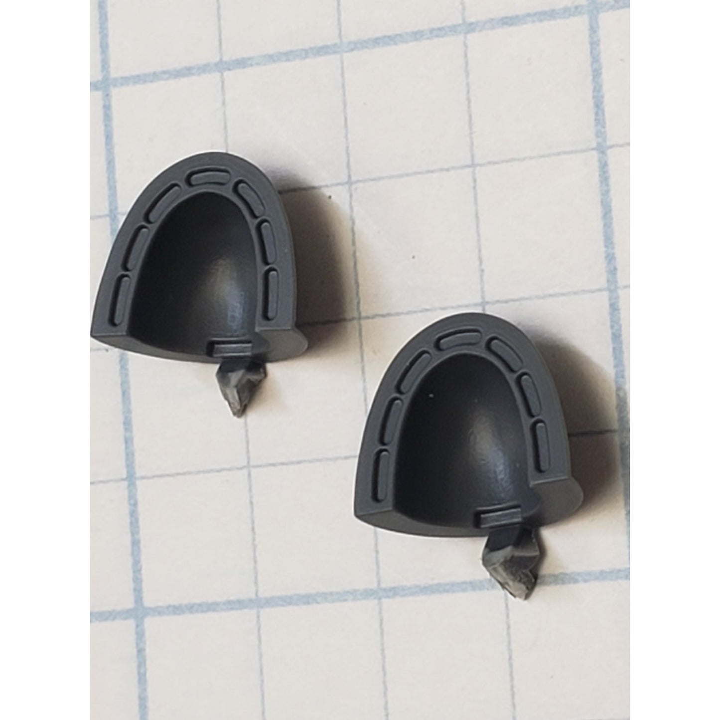 30k Space Marine Bits Legionnaire Mark II Crusade Crested Shoulder Pads x2