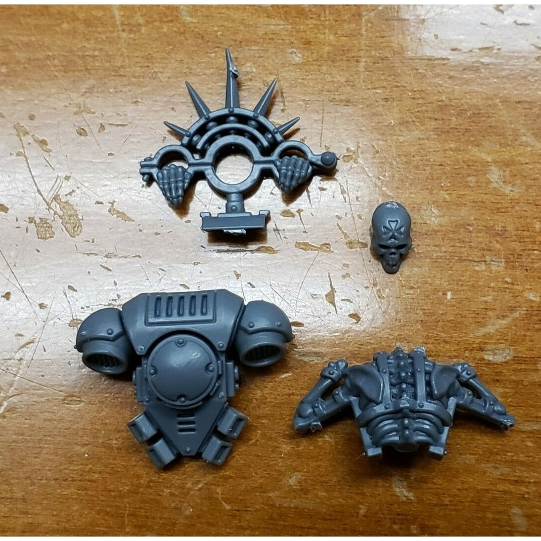 40k Black Templar Bits Marshal Skeleton Relic Backpack