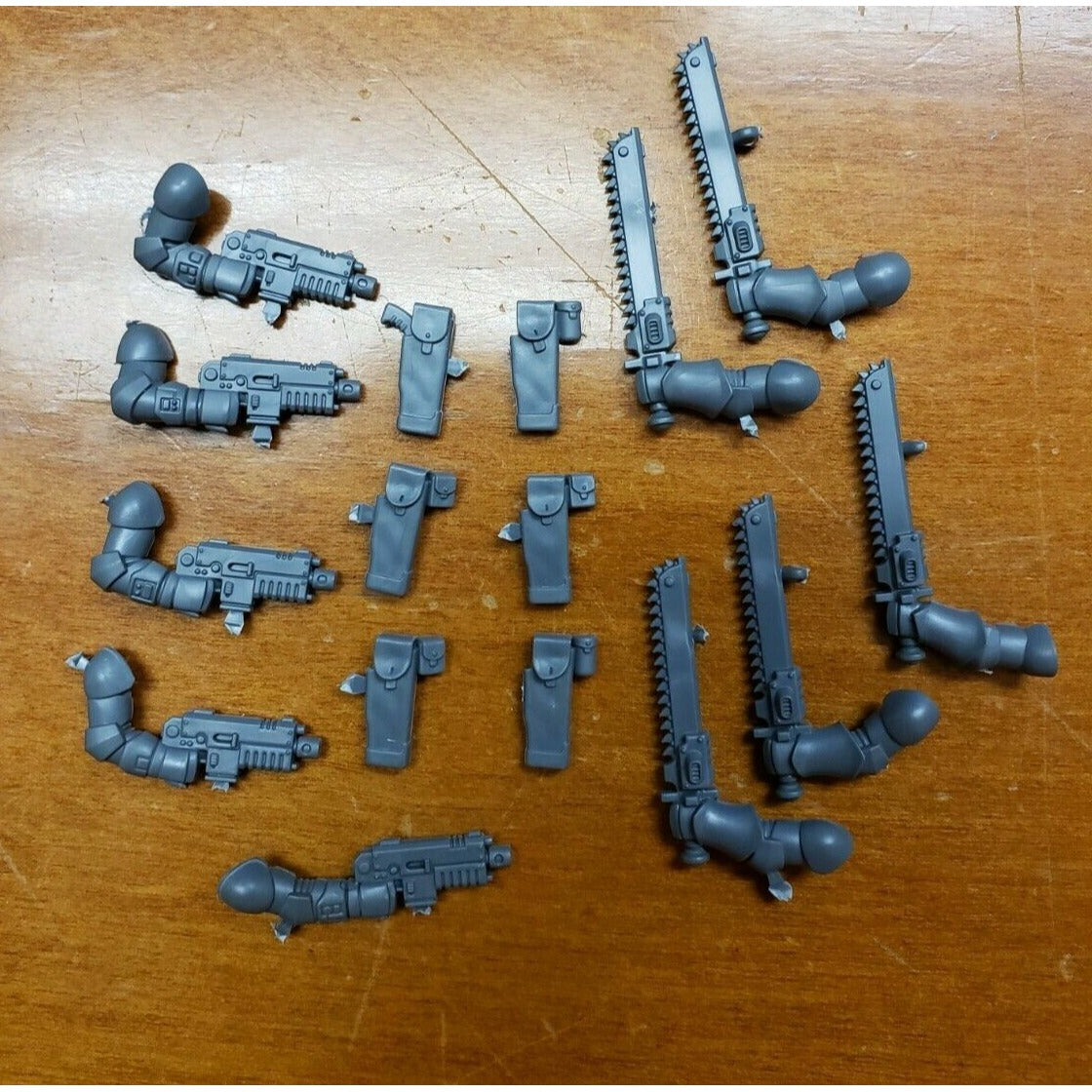 40K Space Marine Bits Assault Intercessor Bolt Pistol & Astartes Chainswords x5