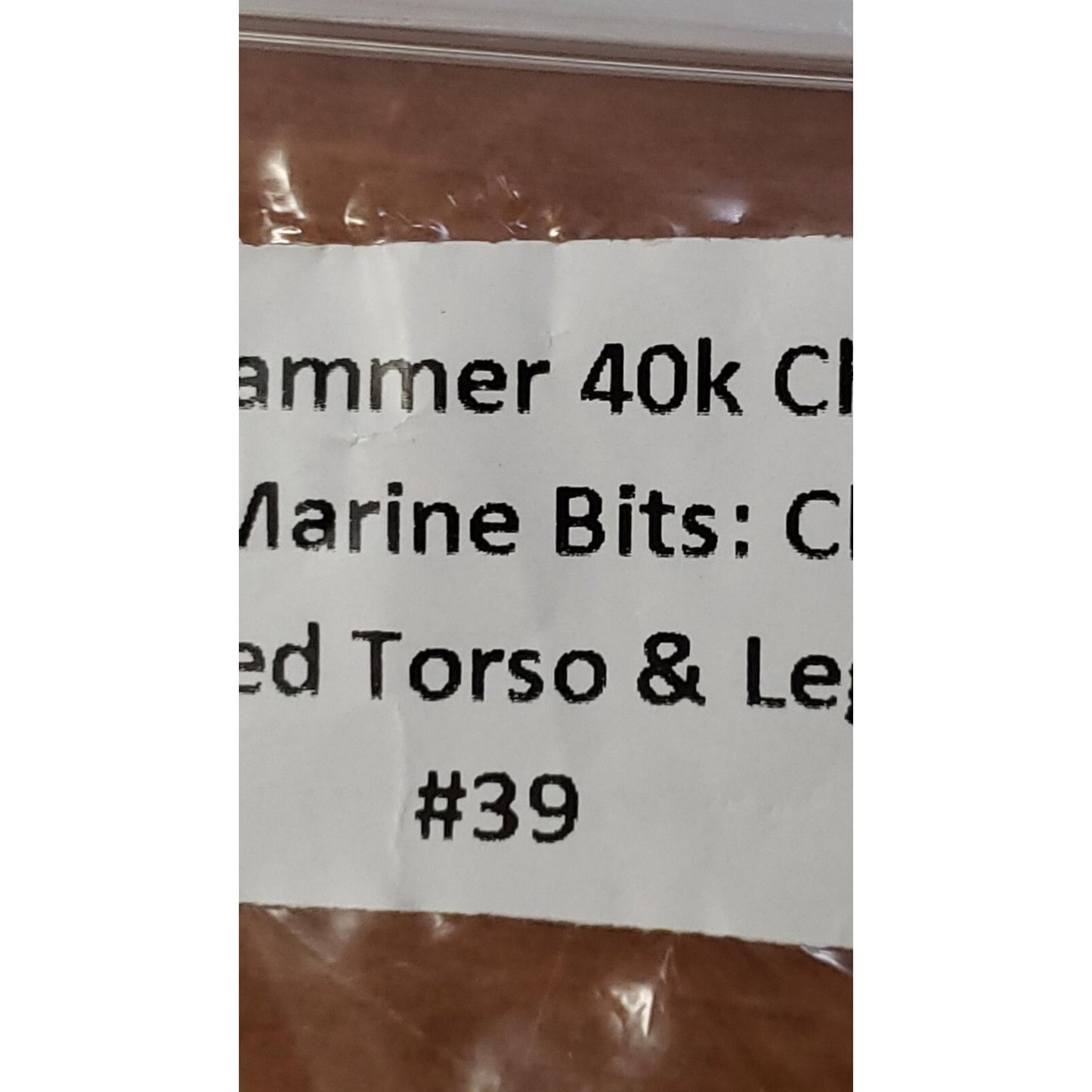 40k Chaos Space Marine Bits Chosen Engraved Torso & Legs Set #39