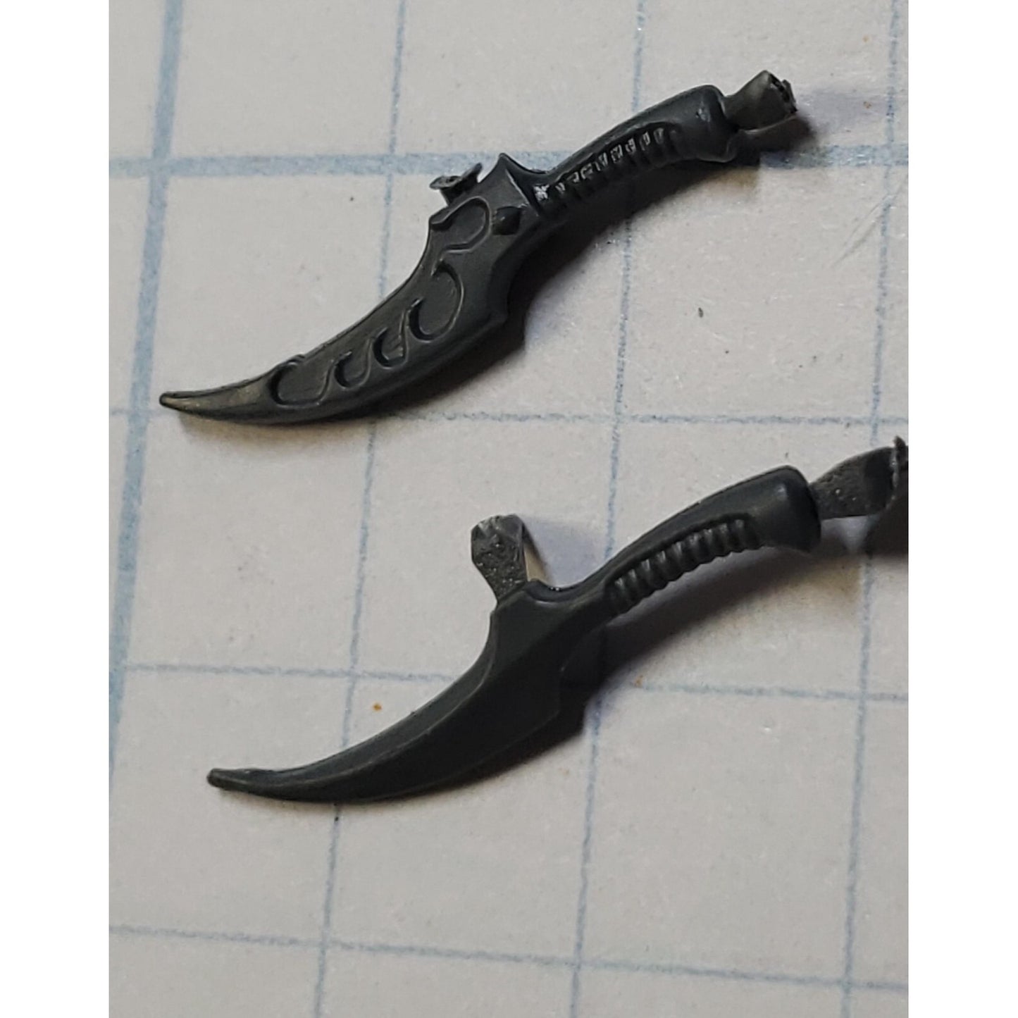 40k Drukhari Bits Kabalite Warrior Ritual Curved Knives x2 Set