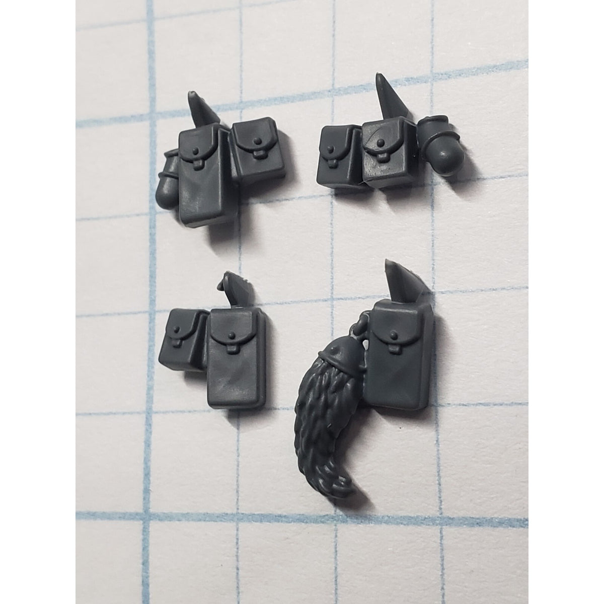 40k Space Wolves Bits Grey Hunters Packs & Wolf Tail Set PW04