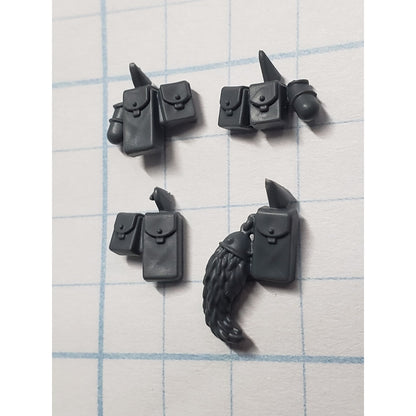 40k Space Wolves Bits Grey Hunters Packs & Wolf Tail Set PW04