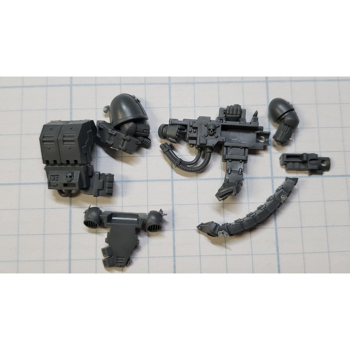 40k Space Marine Bits Devastator Skull Engraved Heavy Bolter #82 40k