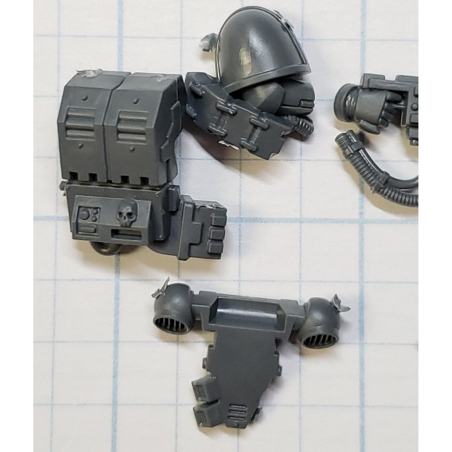 40k Space Marine Bits Devastator Skull Engraved Heavy Bolter #82 40k