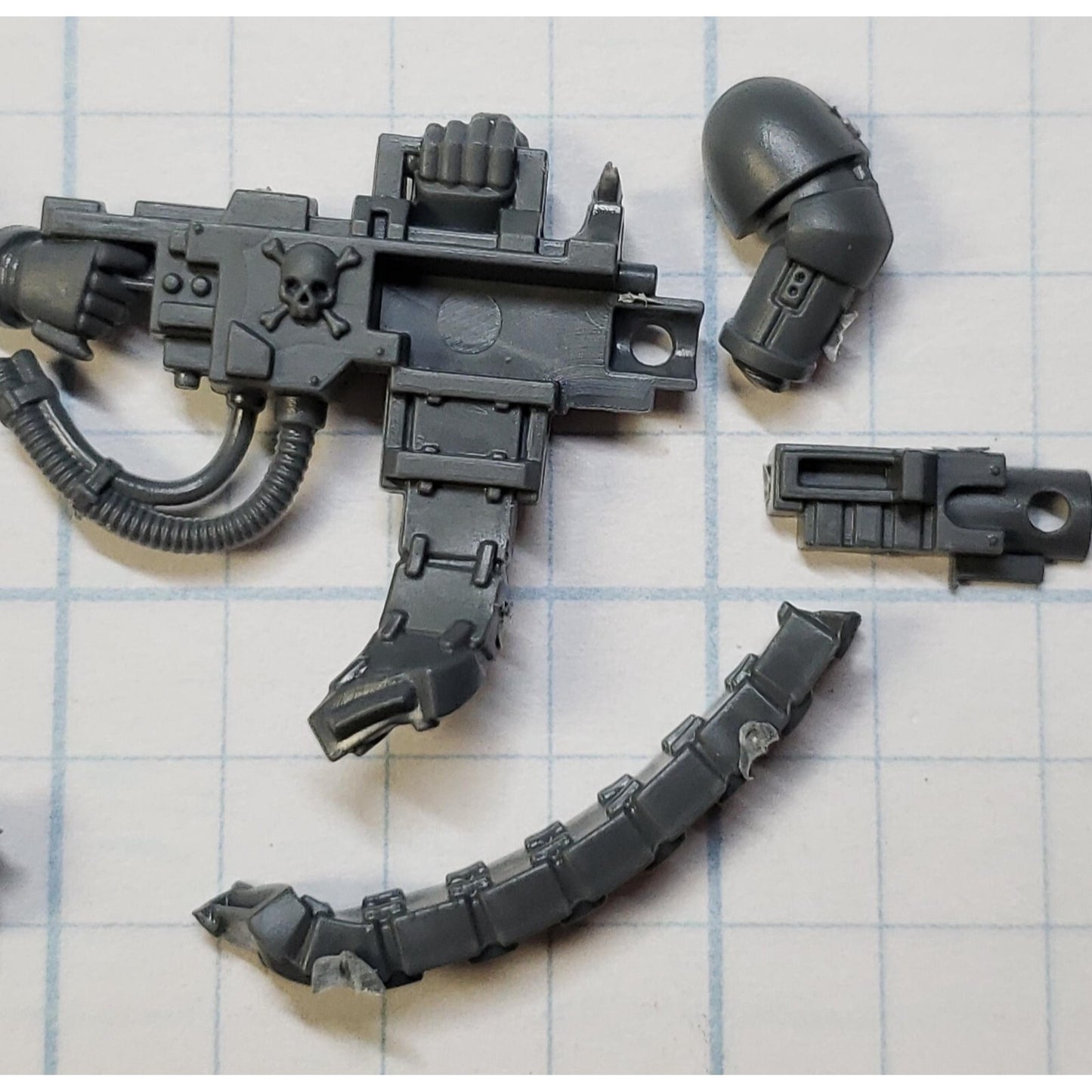 40k Space Marine Bits Devastator Skull Engraved Heavy Bolter #82 40k