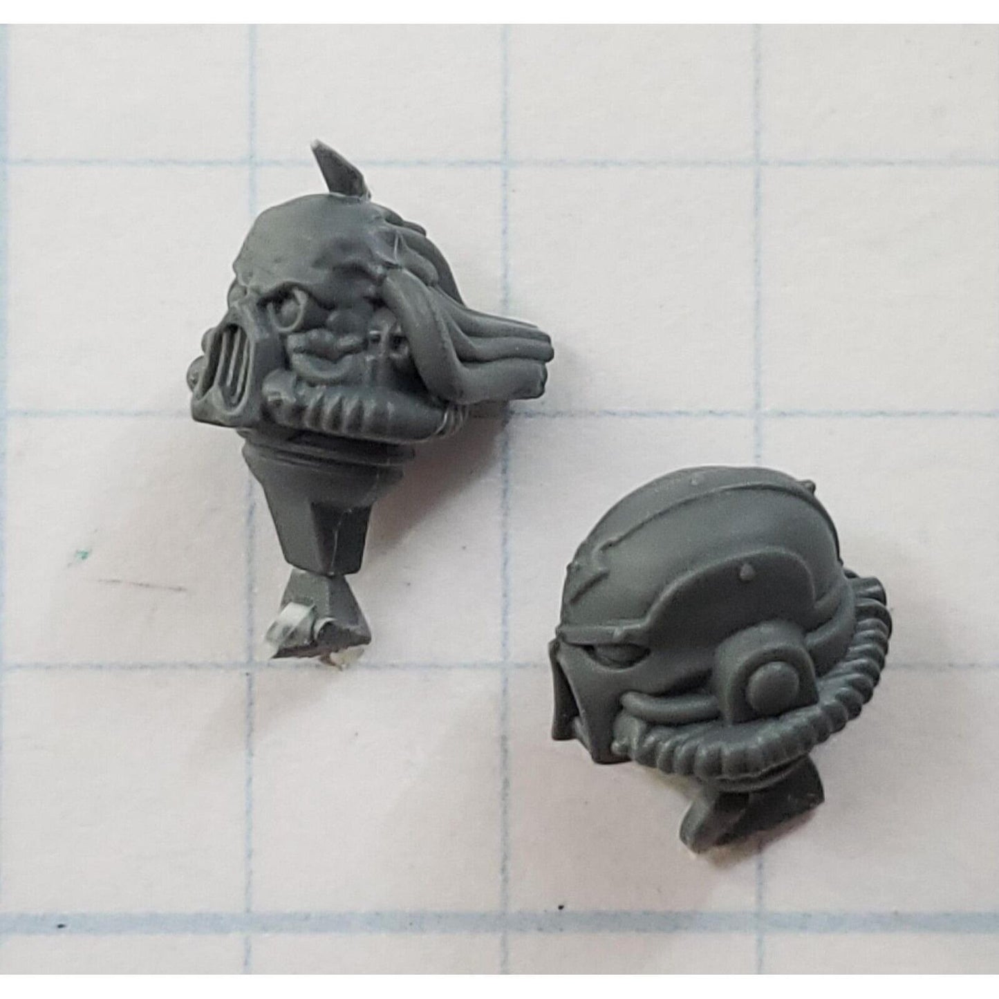40k Chaos Space Marine Bits Warpsmith Bionics & Helmet Head Set #21