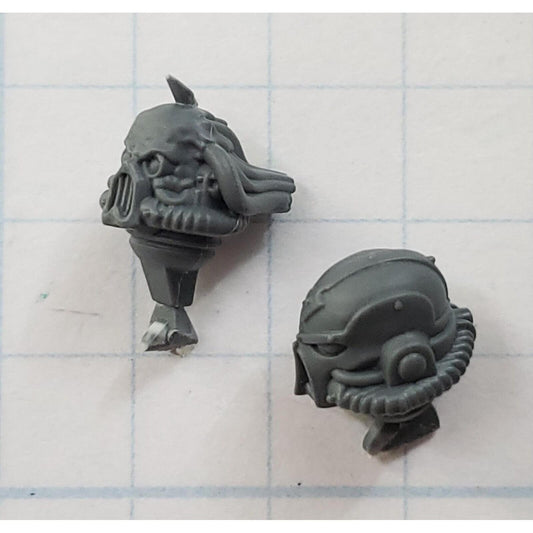 40k Chaos Space Marine Bits Warpsmith Bionics & Helmet Head Set #21