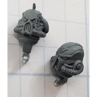 40k Chaos Space Marine Bits Warpsmith Bionics & Helmet Head Set #21
