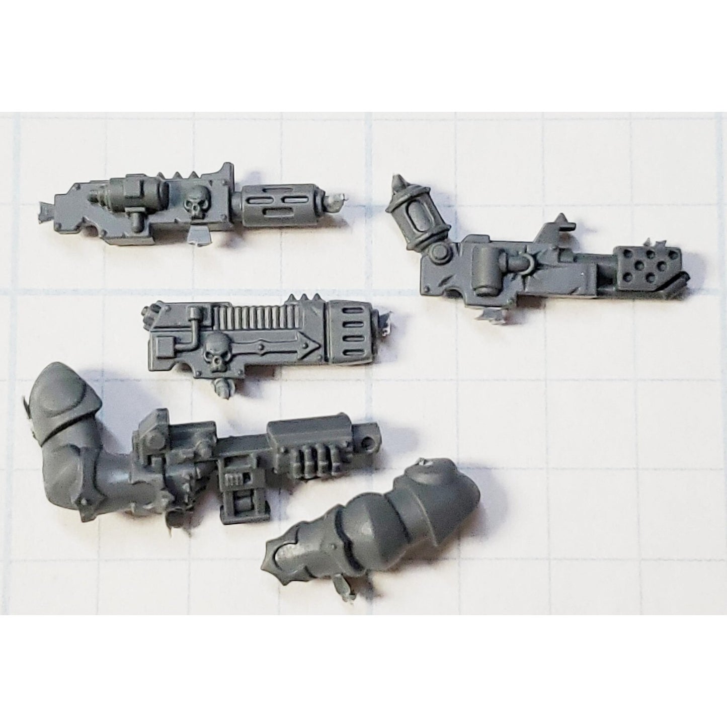 40k Chaos Space Marine Bits Chosen Combi Plasma Melta Flamer Base