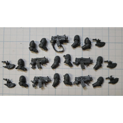 30K Space Marine Bits Mark 6 VI Tactical Squad Bolter w/Chainblade x5