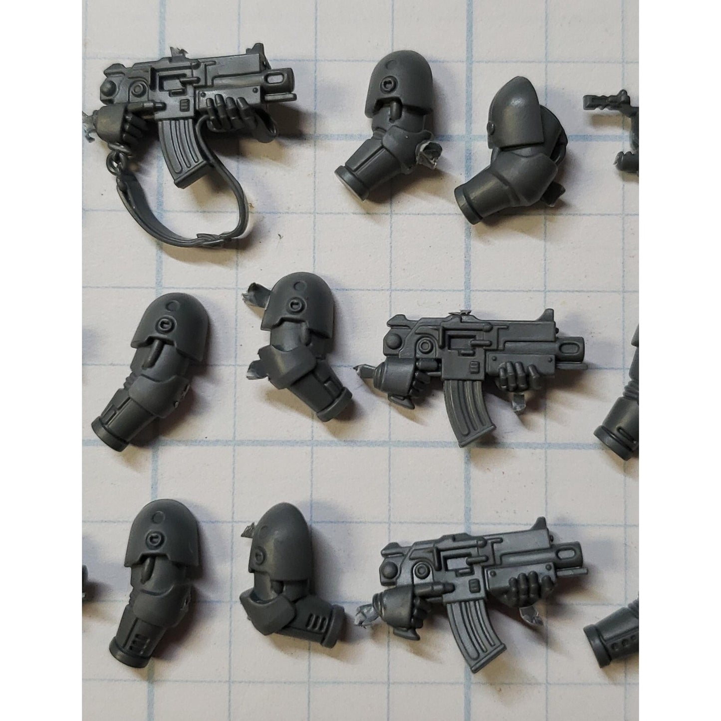 30K Space Marine Bits Mark 6 VI Tactical Squad Bolter w/Chainblade x5