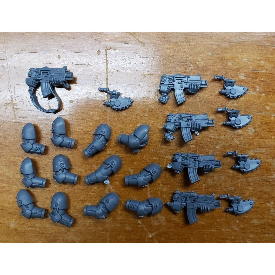 30K Space Marine Bits Mark 6 VI Tactical Squad Bolter w/Chainblade x5