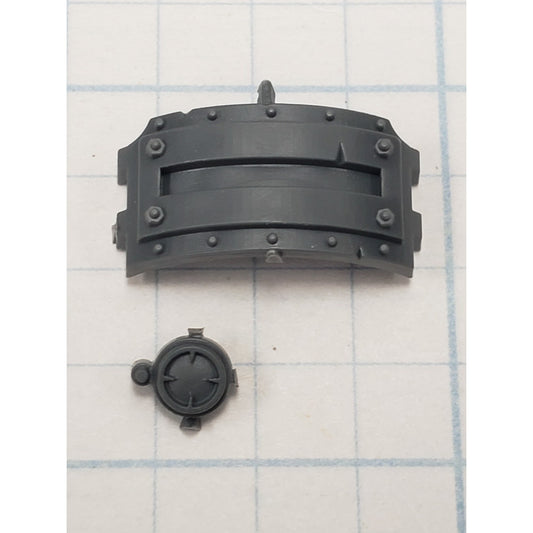 40k Ork Bits Deff Dread Front Armor w Optics #63