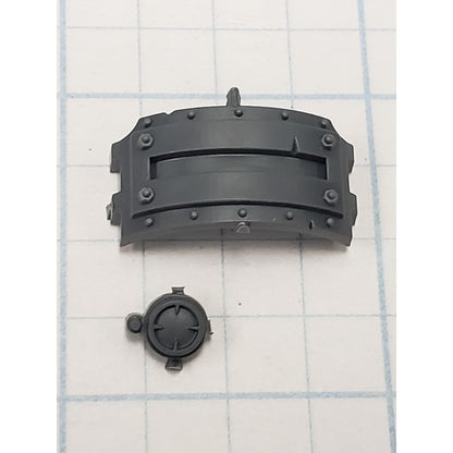 40k Ork Bits Deff Dread Front Armor w Optics #63