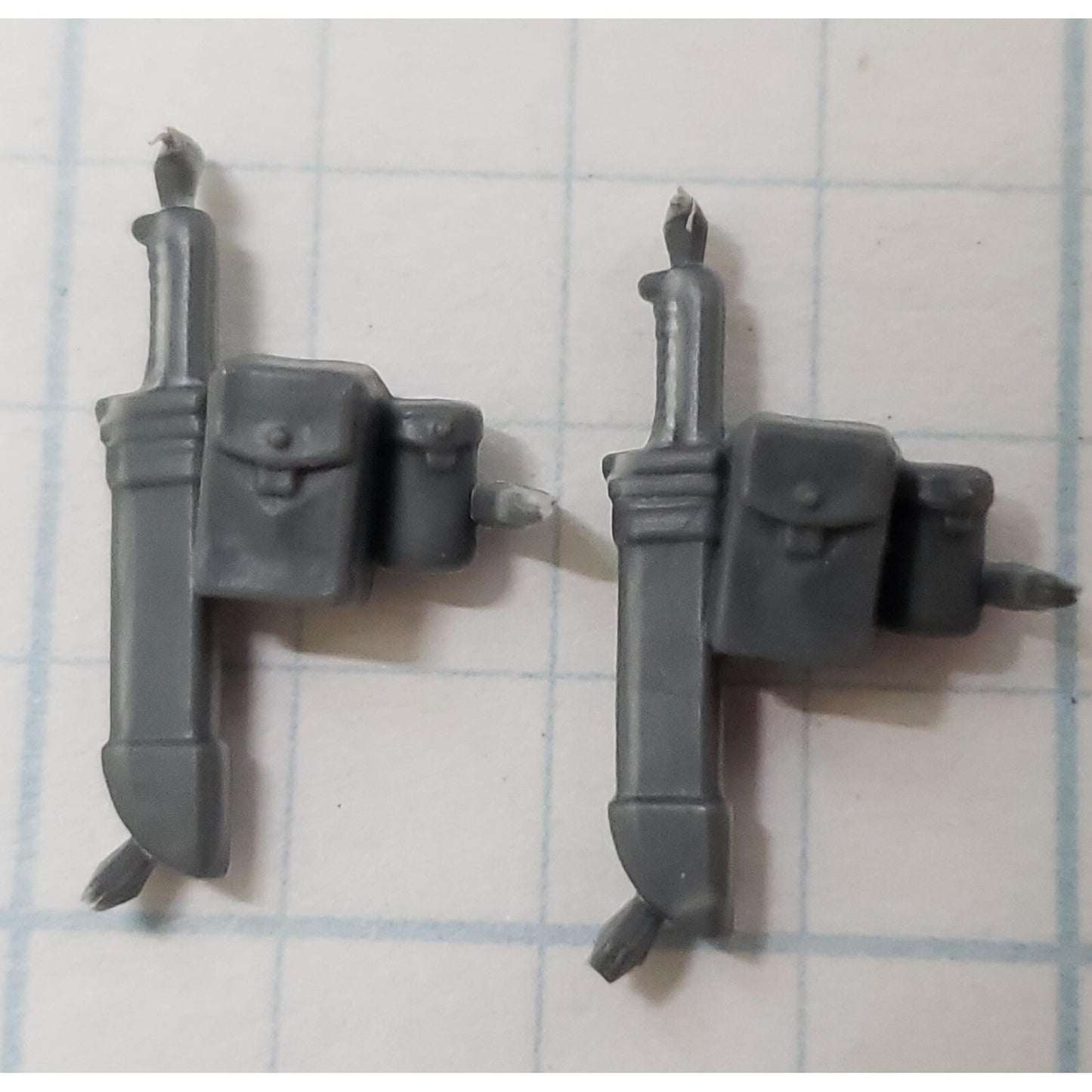 40k Space Marine Bits Gravis Heavy Intercessor Knife Sheath w Pouch x2