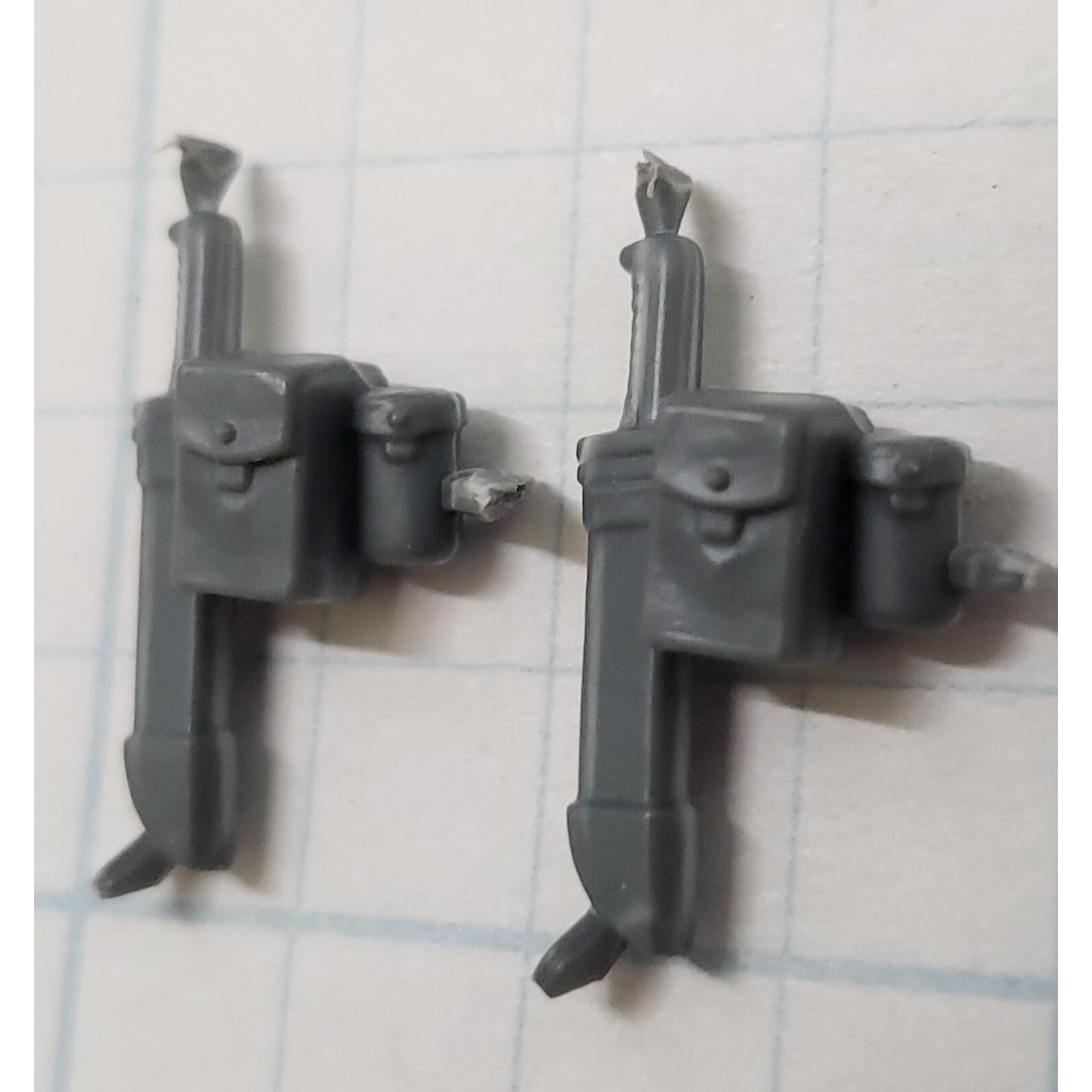 40k Space Marine Bits Gravis Heavy Intercessor Knife Sheath w Pouch x2