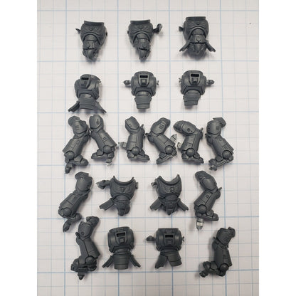 40K Space Marine Bits Assault Intercessor Torso & Legs x5
