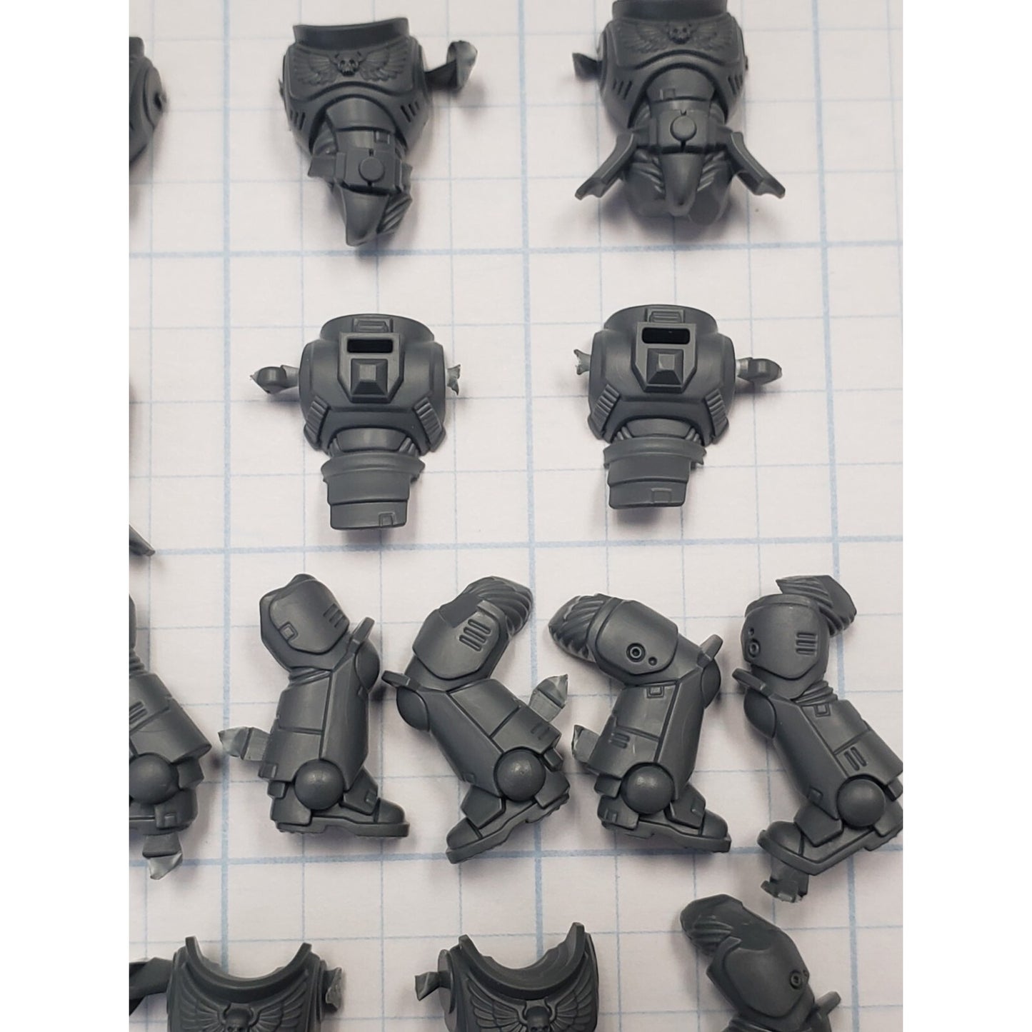40K Space Marine Bits Assault Intercessor Torso & Legs x5