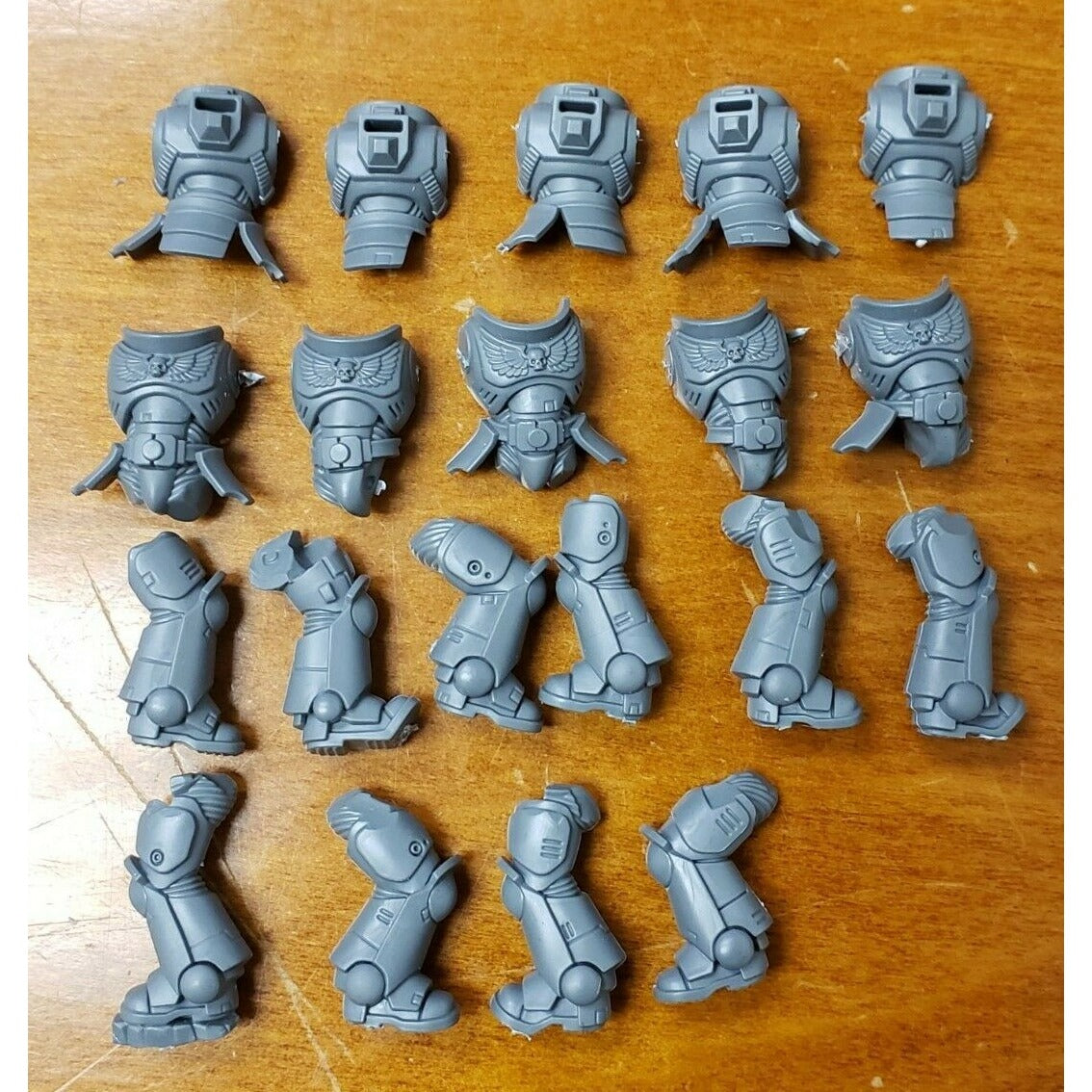 40K Space Marine Bits Assault Intercessor Torso & Legs x5