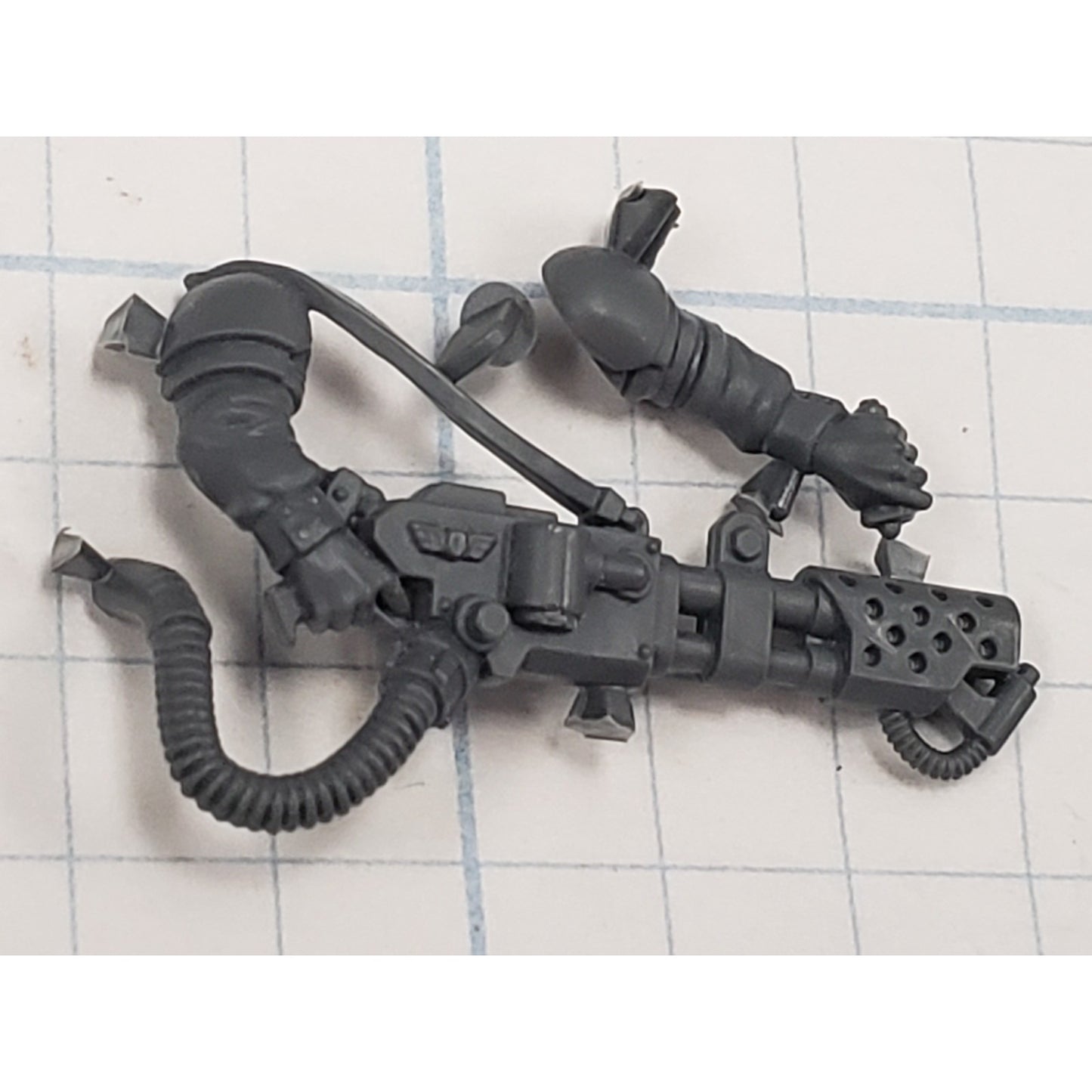 40k Astra Militarum ARMORY Bits Cadian Shock Troops Flamer w Arm lot AR01
