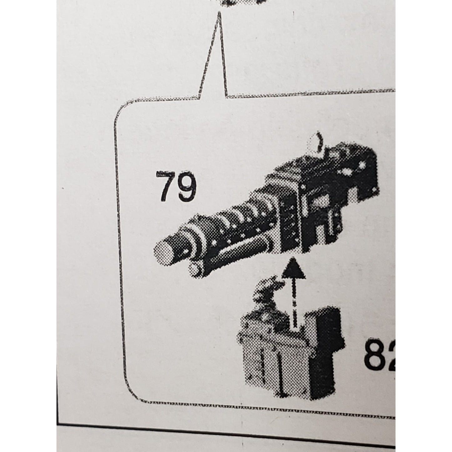 40k Ork Bits Deff Dread Big Shoota Set w Ammo #79