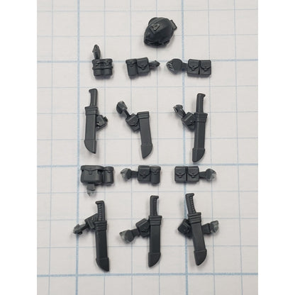 40K Space Marine Bits Assault Intercessor Ammo Packs Sheaths
